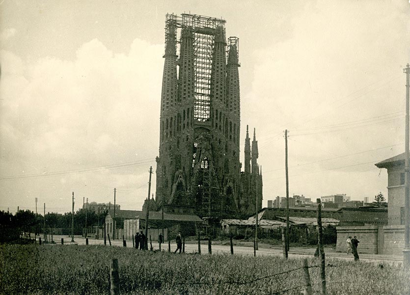 sagrada familia foto antigua